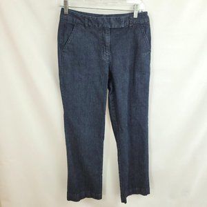 Talbots 4P Stretch Blue Denim 28" x 29" Jeans Petite Straight